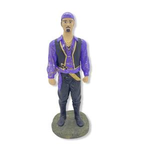 Escultura Cigano Roxo 25 Cm Em Resina