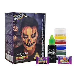Kit Plutonita Maquiagem Ártistica Cabeça Abóbora Colormake