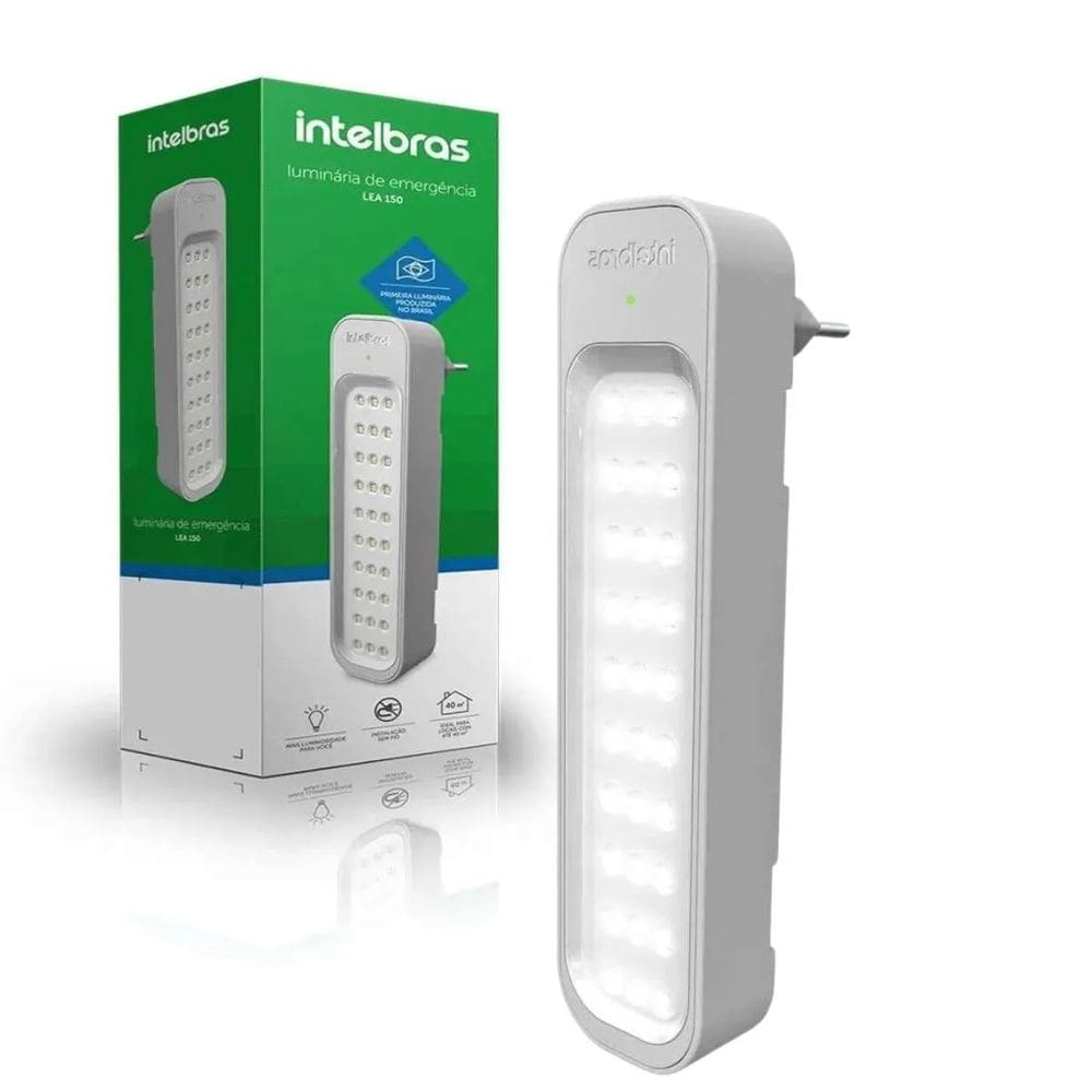 Luminária De Emergência Intelbras Autônoma Lea 150 110v/220v