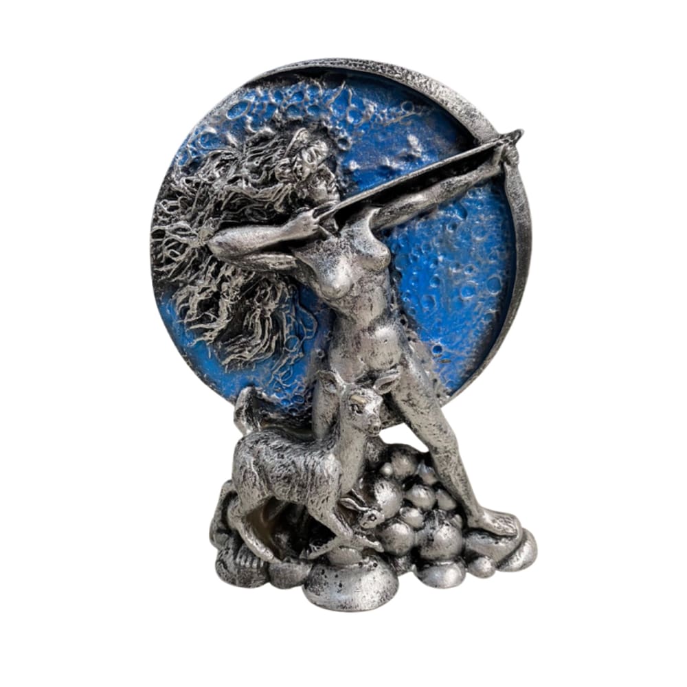 Escultura Deusa Diana Flecha 16 cm em Resina - Escolha a Cor