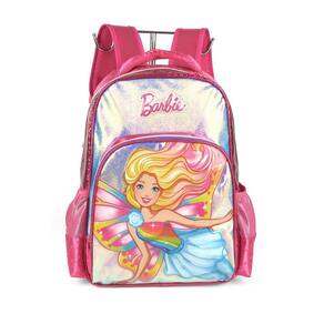 Mochila Feminina Infantil Sem Roda M Luxcel Barbie Pink