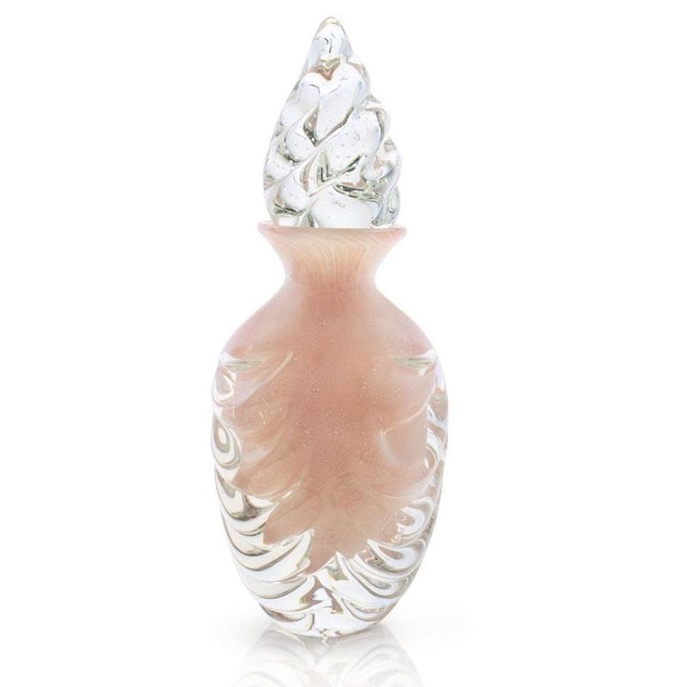 Garrafa Em Cristal Murano Rosa - São Marcos 26Cm