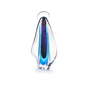 Imagem Em Cristal Murano Azul Oxford - São Marcos 43Cm