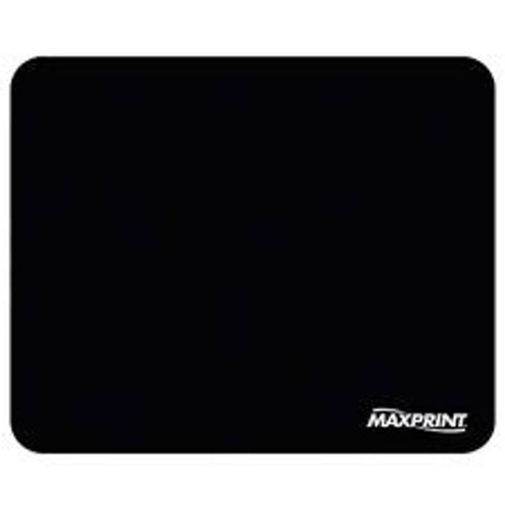 Mouse Pad Tecido Preto 22 X 18 Cm Maxprint 603579