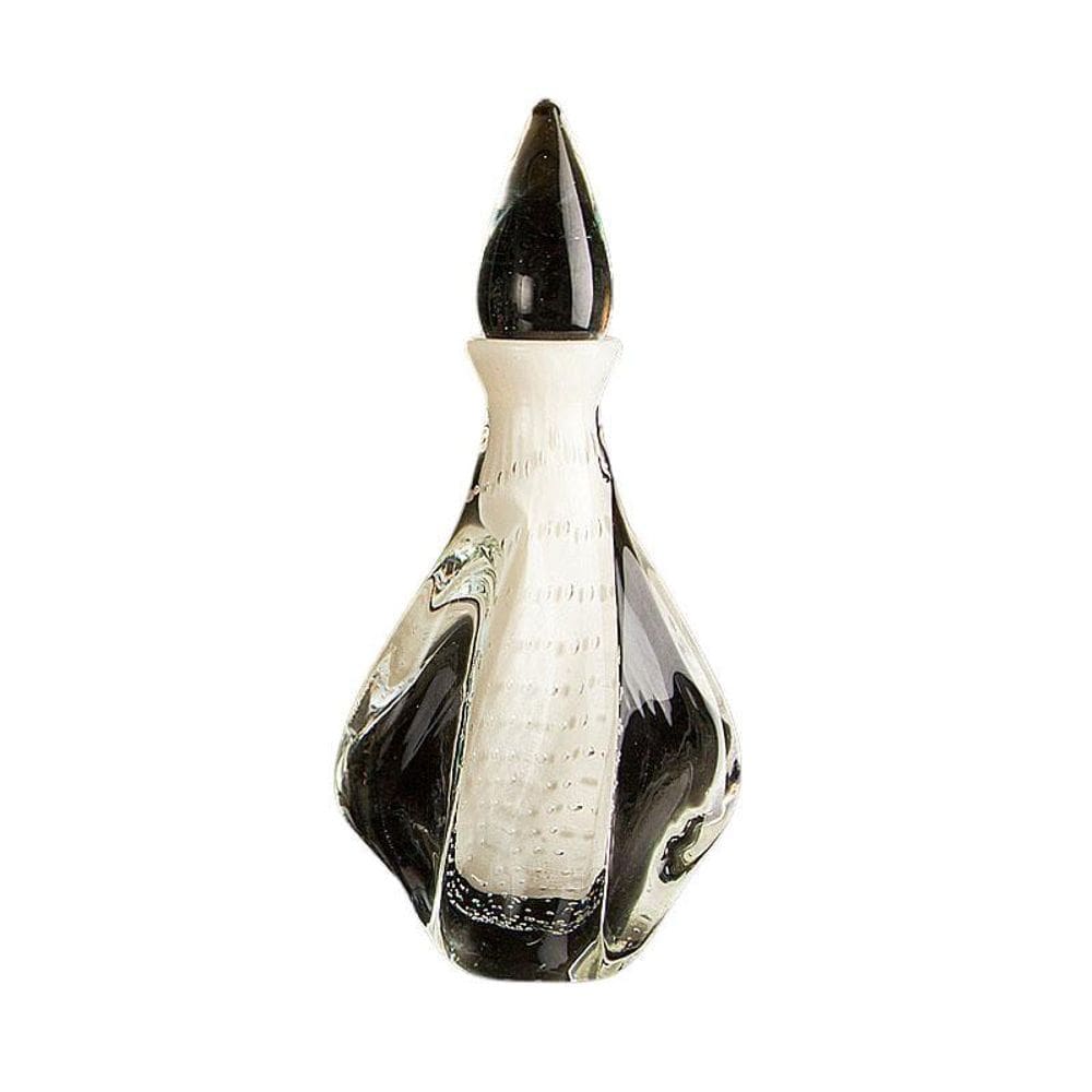 Garrafa Em Cristal Murano Pérola - São Marcos 43Cm