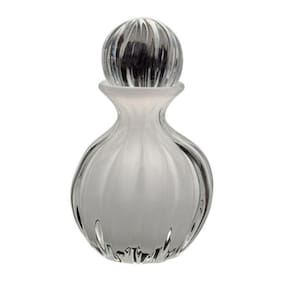 Garrafa Em Cristal Murano Branco - São Marcos 17Cm