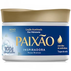 Loção Acetinada Paixão Inspiradora Rosas Brancas 300g
