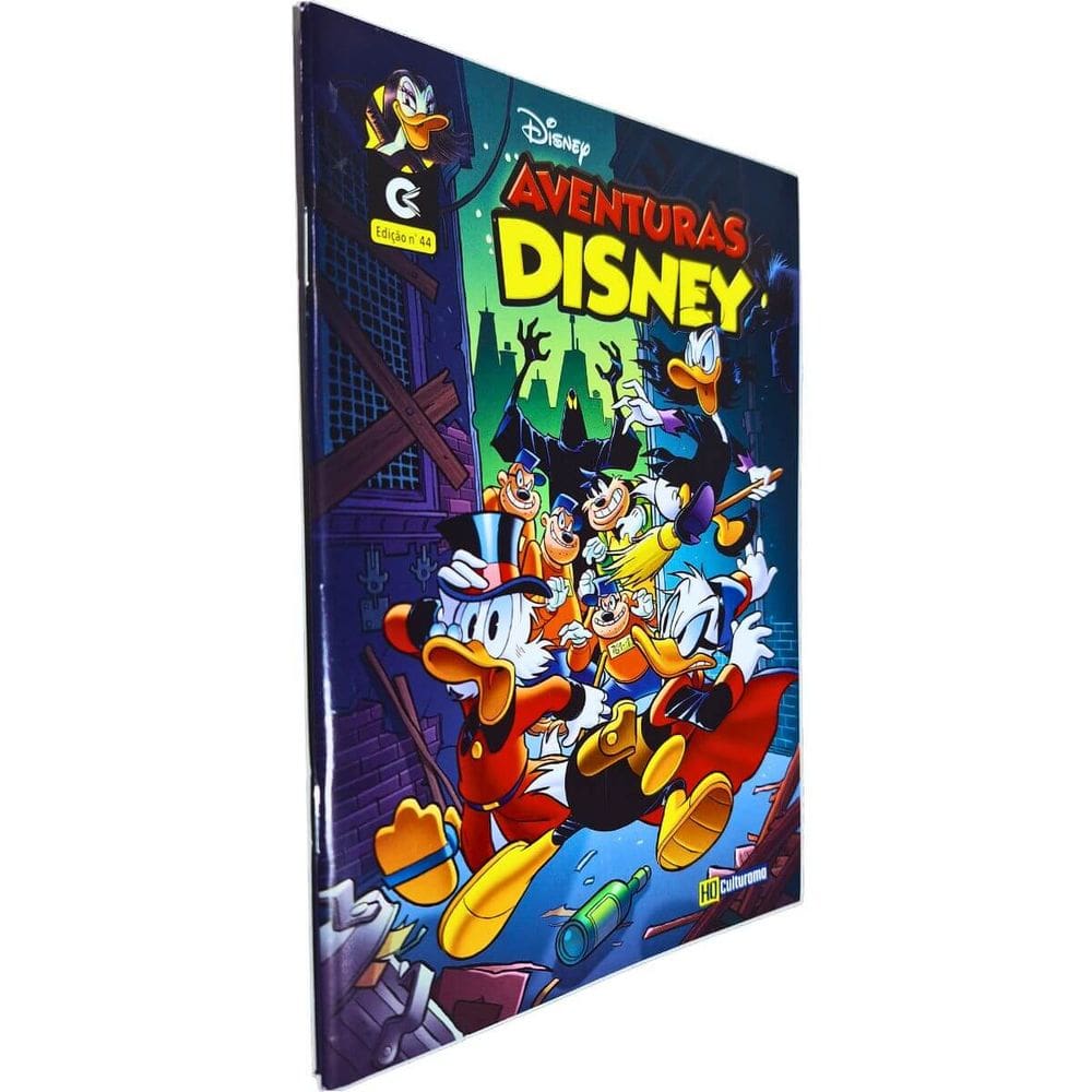 Quadrinhos HQ Gibi Graphic Novel Formatinho 13,50x19 cm Lombada com Grampos Aventuras Disney Edição nº 44 Culturama