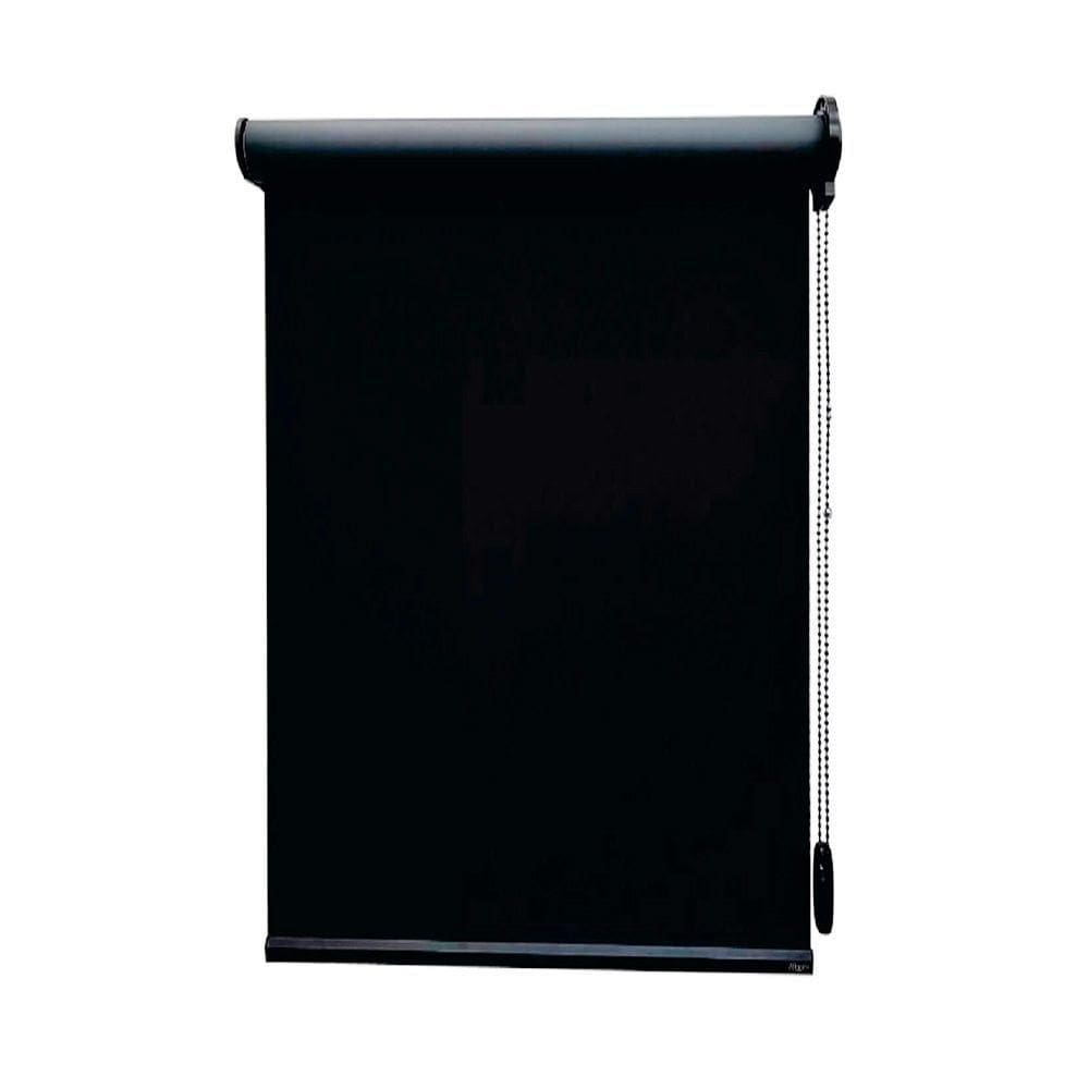 Persiana Rolo Blackout Pinpoint Preta - 1,30m X 1,70m