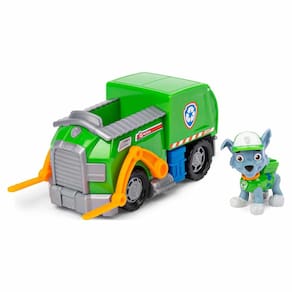 Veículo e Figura - Patrulha Canina - Caminhão Reciclagem Rocky - Sunny