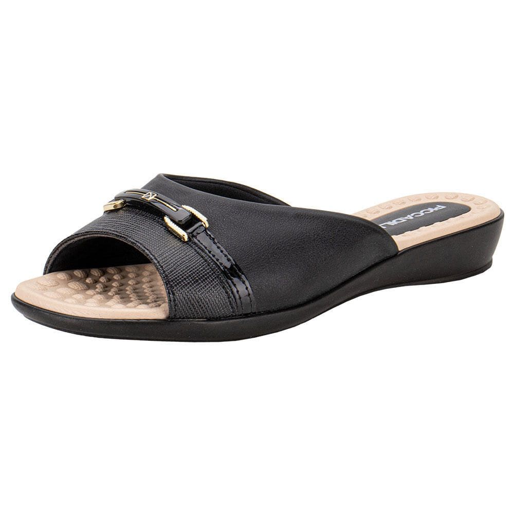 Tamanco Feminino Flat Piccadilly 500375