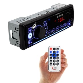 Rádio MP3 Automotivo H-Tech HT-1025 USB AUX BT 4 Canais 25W