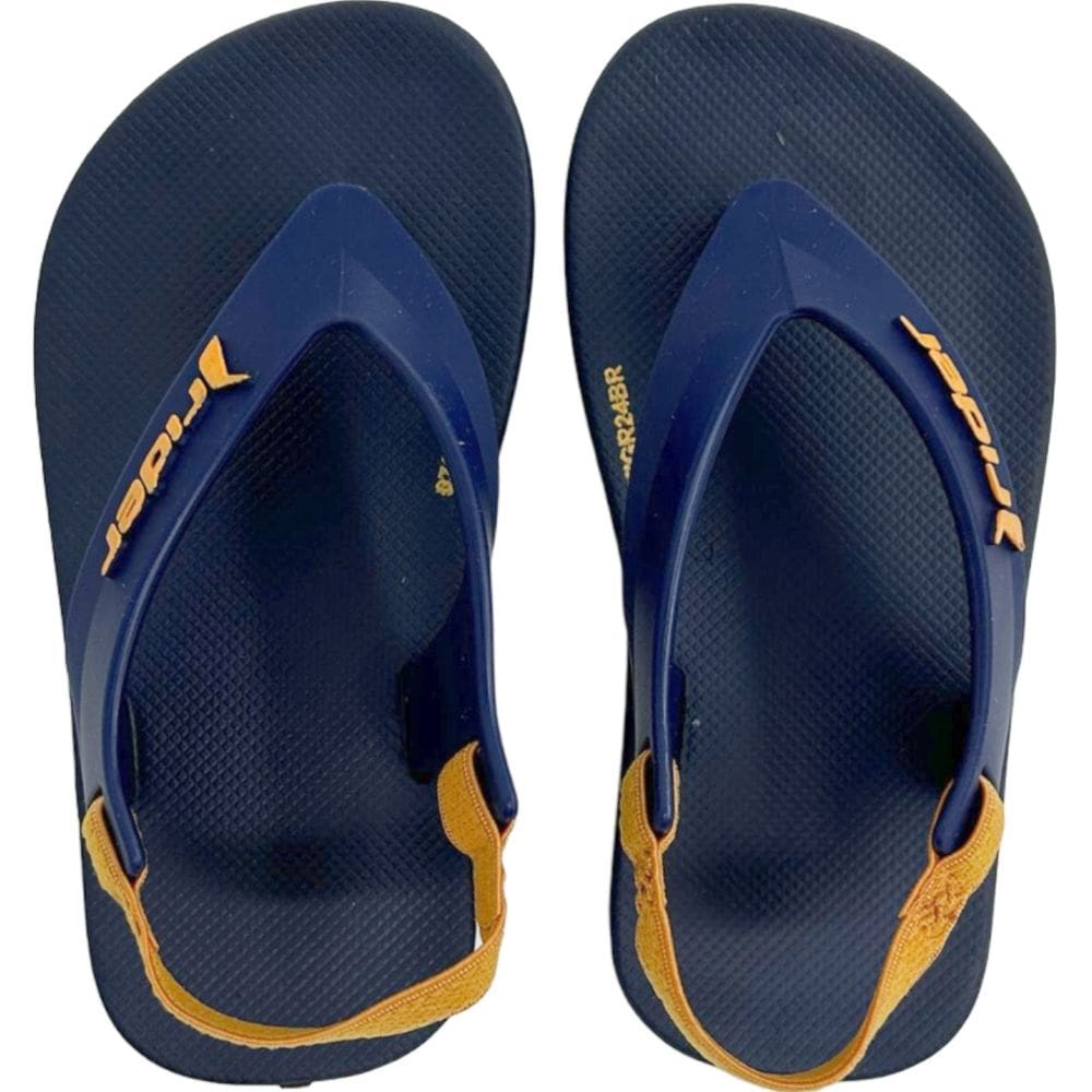 Chinelo Dedo Infantil Menino Casual Dia a Dia Ultra Conforto Rider Baby 12439