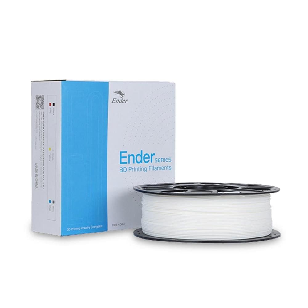 Filamento Ender-PLA Creality p/ Impressora 3D Branco 1Kg 1.75mm