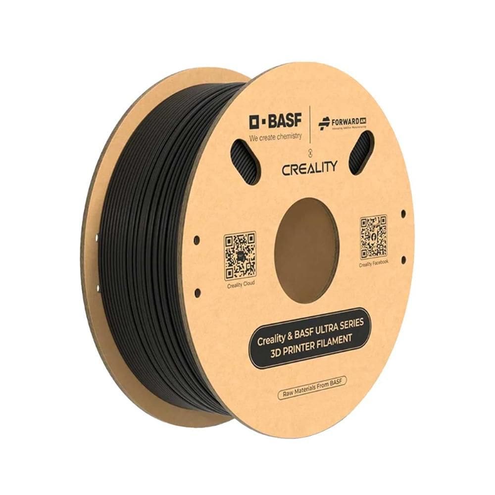 Filamento Basf Ultra PLA Creality p/ Impressora 3D Preto 1Kg 1.75mm