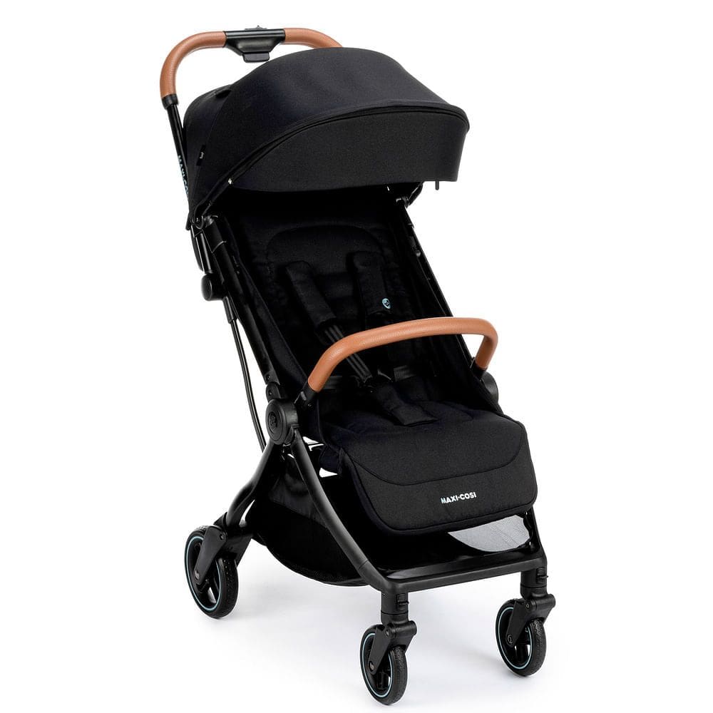 Carrinho Eva³ Maxi-Cosi 3 Posições (0 a 22kg)  + Mosqueteiro + Quebra-Sol - Essential Black