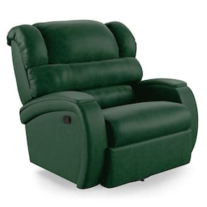 Poltrona do Papai Reclinável Napoli Glider Giratória PU Verde Musgo FH1 - D`Rossi