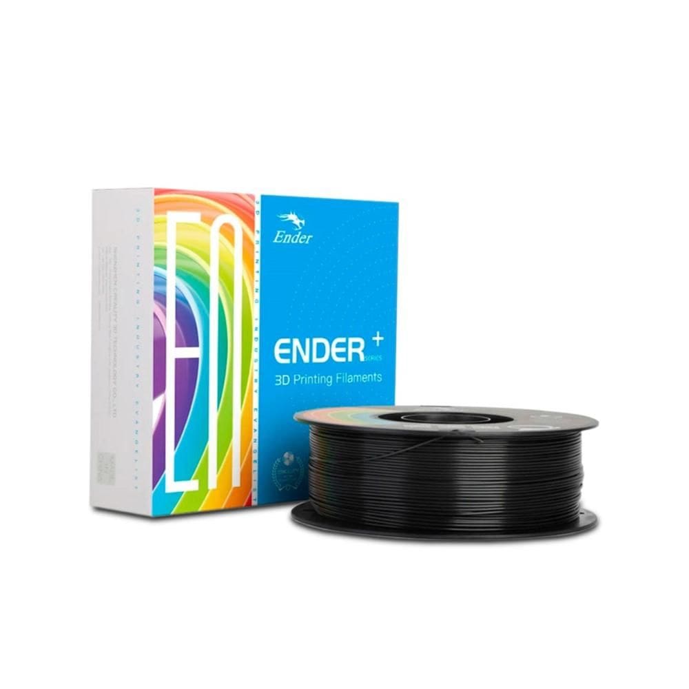Filamento Ender-PLA+ Creality p/ Impressora 3D Preto 1Kg 1.75mm