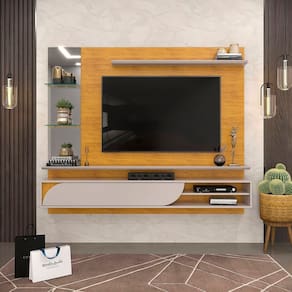 Painel para Tv até 60 Polegadas Ravi Cedro/Bali