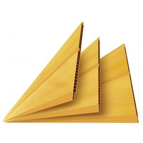 Kit 10 Caixas com 60 M² Forro de Pvc Polifort 8mm X 20cm X 3m m² Cerejeira