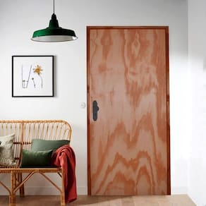 Porta Lisa Mescla Batente Ecolológico 09 Fechadura 823/02 70 X 2,10 Direito Natural