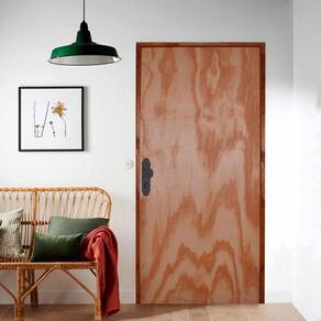 Porta Lisa Mescla Batente Ecolológico 09 Fechadura 803/02 70 X 2,10 Esquerdo Natural