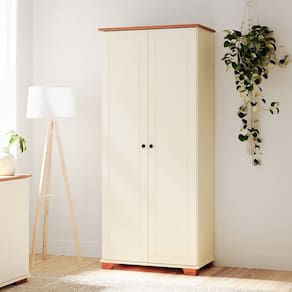 Estante para Livros com Porta Ananda Cabecasa Madeiramadeira Off-white/Mel