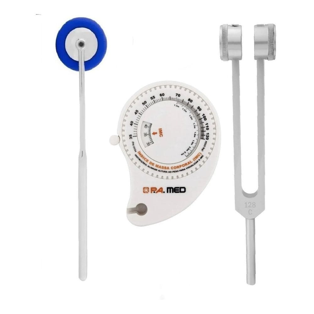 Kit Fisioterapia Martelo Babinski Trena Diapasão