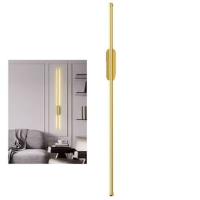 Luminaria Arandela Perfil Slim Fit LED 3 em 1 Luz Indireta Moderno Parede Sala Quarto Recepçao Ambiente Minimalista Iluminaçao Comercial Residencial