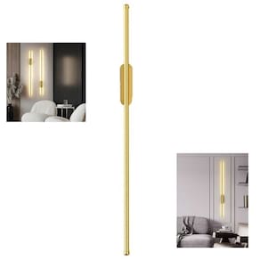 Luminaria Arandela Perfil LED 3 em 1 Slim Luz Indireta Decoraçao Sala Quarto Recepçao Minimalista Iluminaçao Ambiente Comercial Residencial Moderno