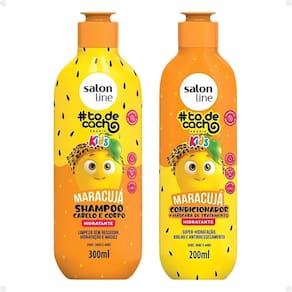 Salon Line Kids #todecacho: Shampoo e Condicionador Maracujá