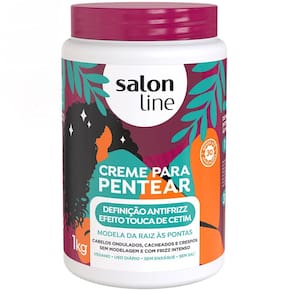 Creme para Pentear Salon Line Definição Antifrizz Efeito Touca de Cetim 1kg