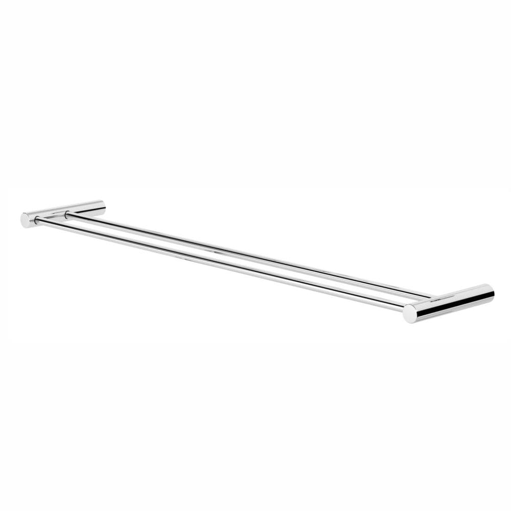 Porta Toalhas Duplo para Banheiro Orion 60cm Prata Polido 1031060OR