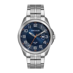 Relógio Seculus Masculino Ref: 77263G0Svna1 Casual Prateado