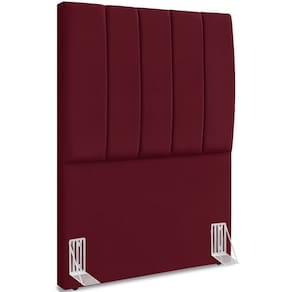 Cabeceira Solteiro 90cm Allia Suede Vinho RM