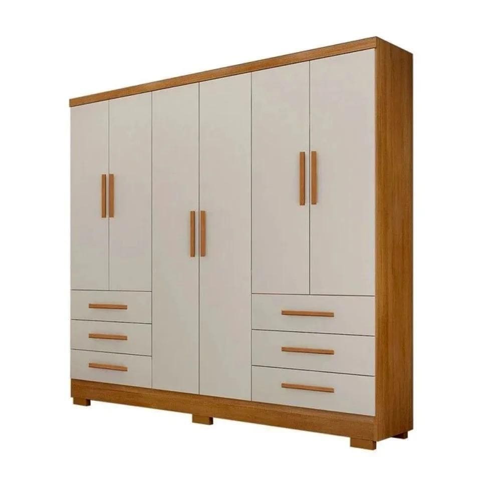 Guarda Roupa Casal 6 Portas 6 Gavetas