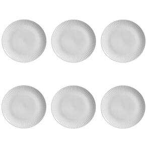 Conjunto de Pratos Rasos 06 Peças Coup Trendy Porto Brasil