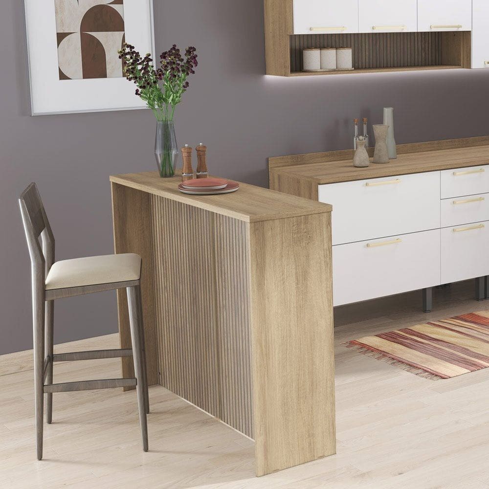 Bancada de Ilha para Cozinha 125 Cm Mel