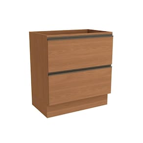 Balcão de Cozinha Modulado Maxxi G755 2 Gavetas s/ Tampo 80cm Canela - Kappesberg