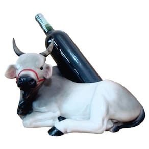 Porta vinho Boi Gado Nelore Grande.