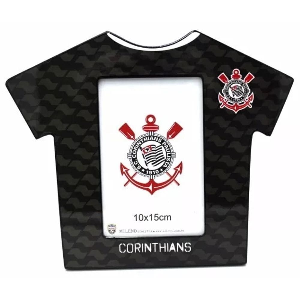 Porta Retrato Camisa Futebol Foto 10x15 cm - Corinthians