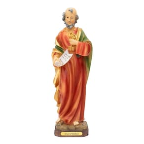 Imagem Religiosa Chuva São Pedro 31Cm - Enfeite Resina