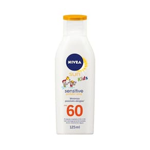 Nivea Kids Fps60 Protetor Solar Infantil Sensitive 125ml