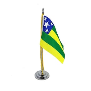 Mini Bandeira Mesa Estado De Sergipe Mastro 15 Cm