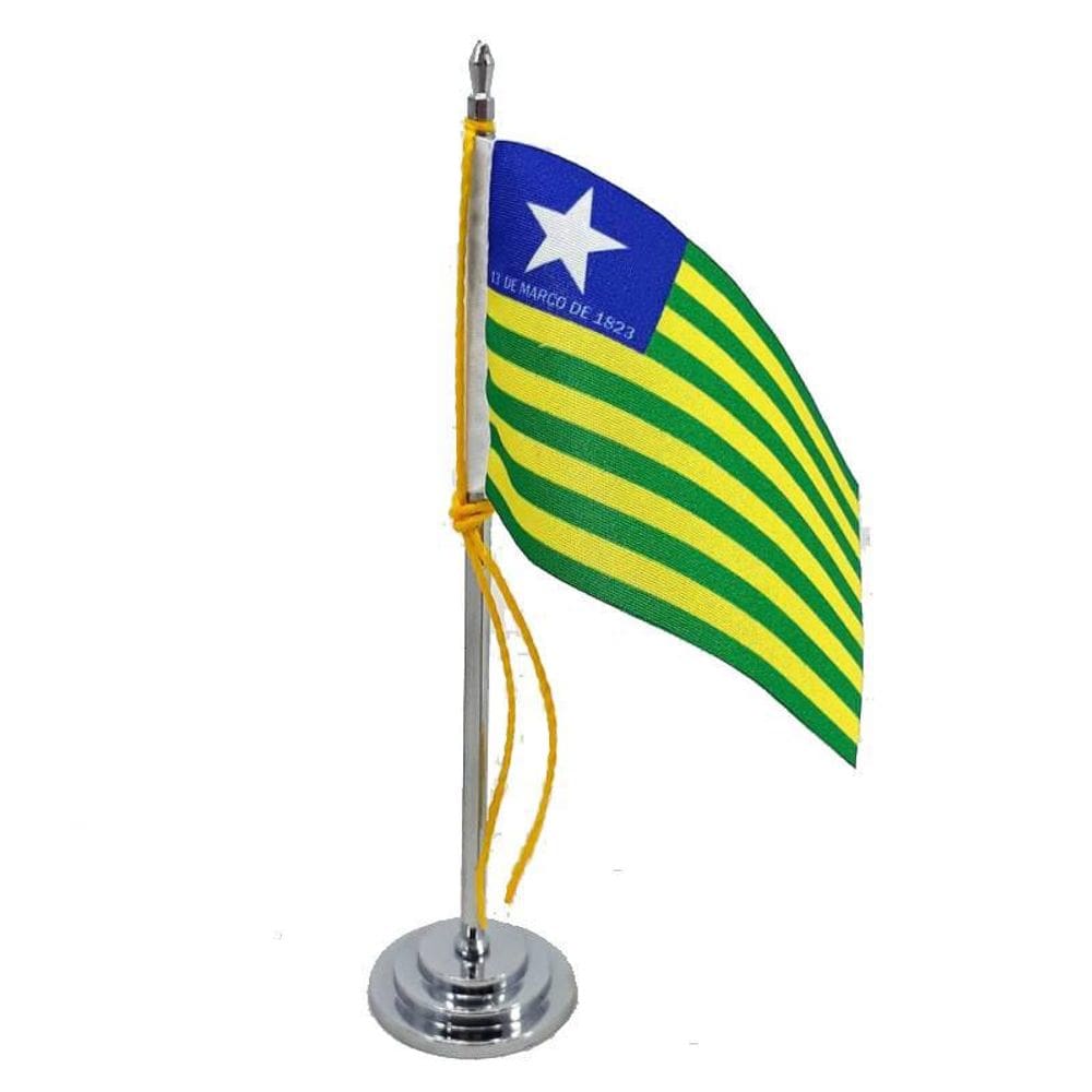 Mini Bandeira Mesa Piauí Mastro 15 Cm