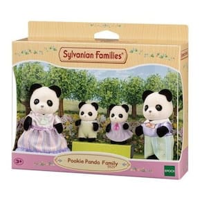 Panda Família Pookie Sylvanian Families 5529 - 4 Peças