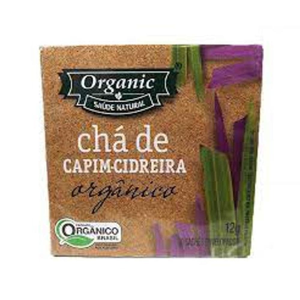 Chá Orgânico De Capim Cidreira Organic 10 Sachês