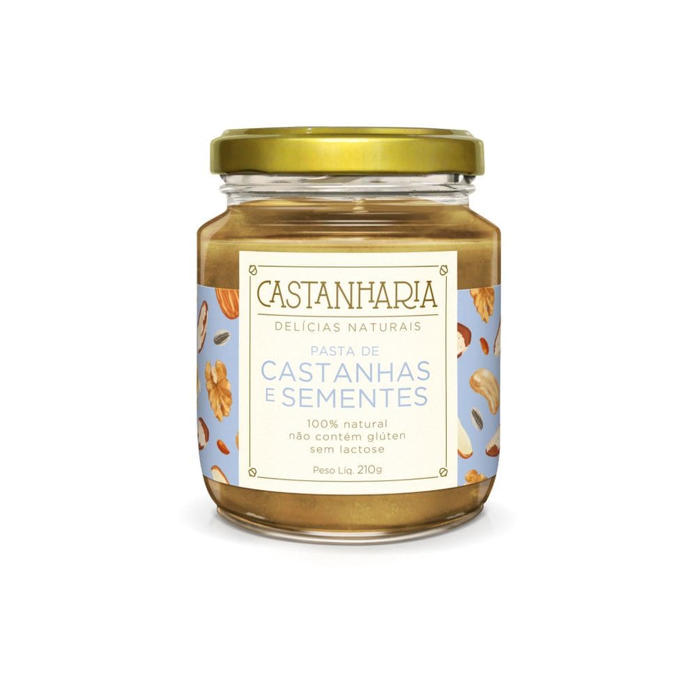 Pasta De Castanhas E Sementes