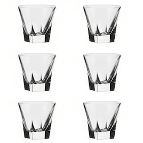 Conjunto de Copos de Cristal para Água 6 Peças 270 ml Biona Oxford