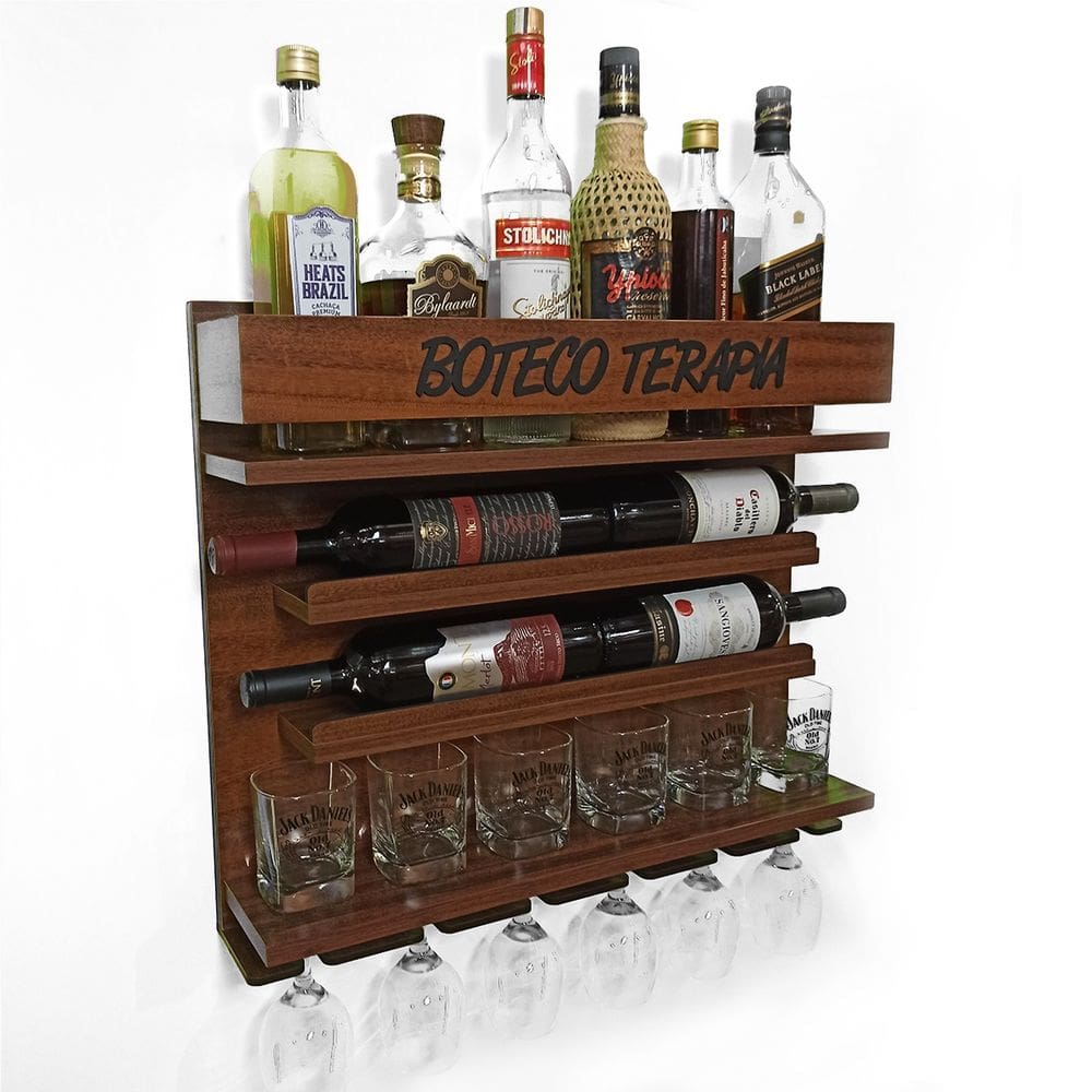 Adega de Parede E Barzinho Whisky Cachaça Boteco Terapia IM